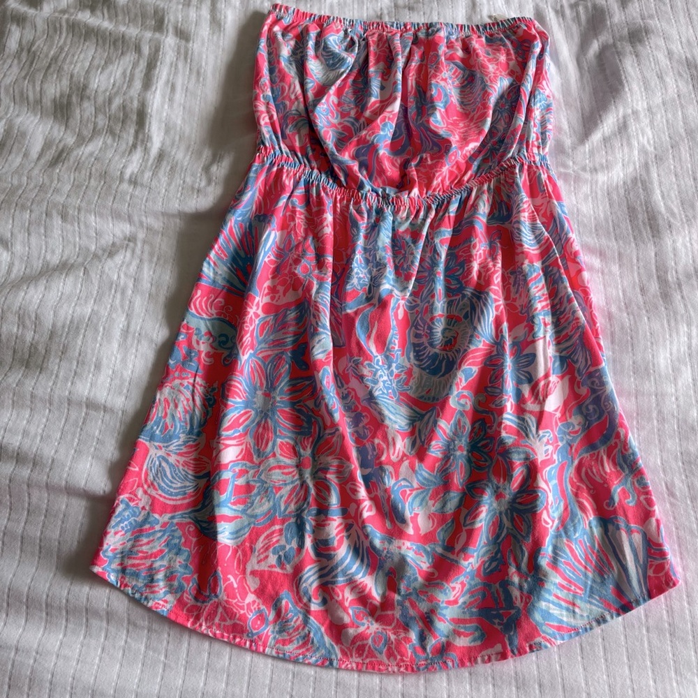 Lilly Pulitzer strapless Cotton Dress